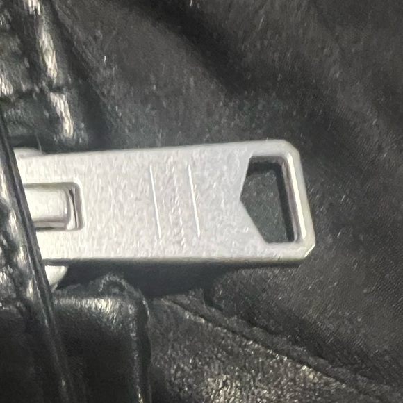 ALLSAINTS Luna 4 in 1 Shearling-Vest Leather Biker Jacket U.S. Sz. 12 - NWT - Picture 12 of 16